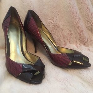 Sexy Sax Fifth Avenue D' Orsay Criss Cross